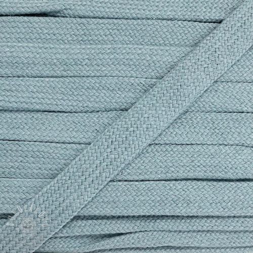 Bavlnená šnůra plochá 17 mm cloud blue