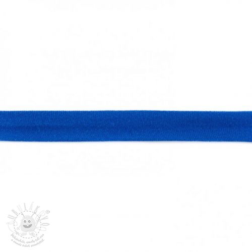 Levně Lemovací proužek úpletový modrá