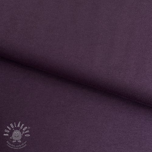 Levně Úplet bavlna violet
