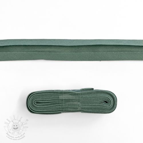 Levně Lemovací proužek bavlna - 3 m dark old green