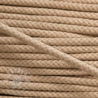 Bavlněná šňůra 8 mm beige