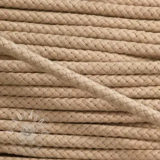 Bavlněná šňůra 8 mm beige