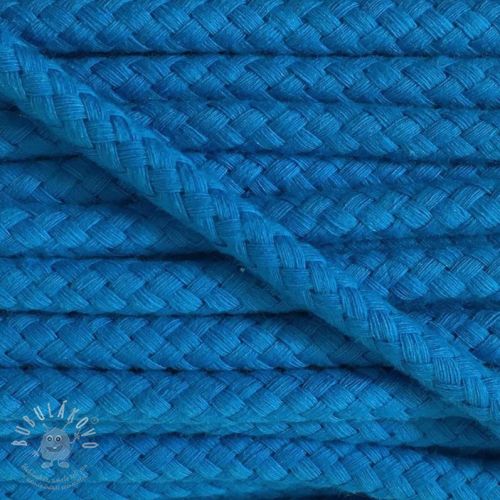 Bavlněná šňůra 8 mm blue