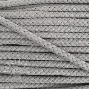 Bavlněná šňůra 8 mm light grey