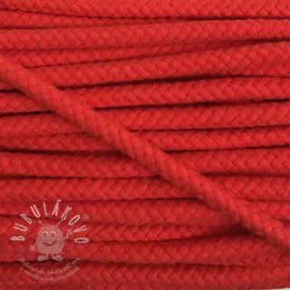 Bavlněná šňůra 8 mm red