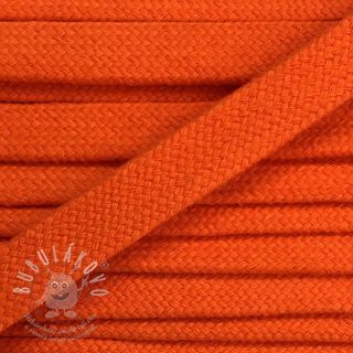 Bavlnená šnůra plochá 13 mm oranžová