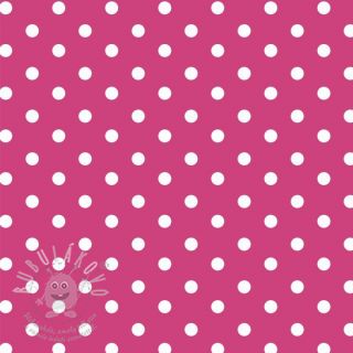 Bavlněná látka Dots pink
