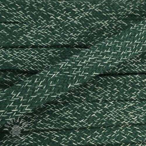 Bavlnená šnůra plochá 20 mm Melir green