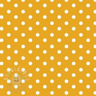 Bavlněná látka Dots yellow