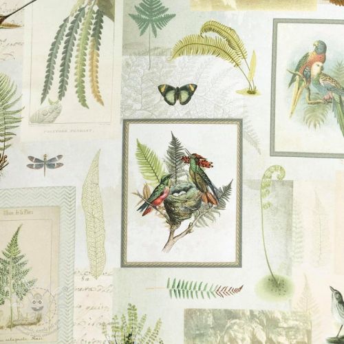Dekorační látka Herbarium digital print