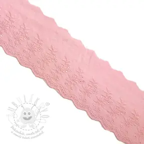 Krajka Double flower pink