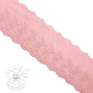 Krajka Double flower pink