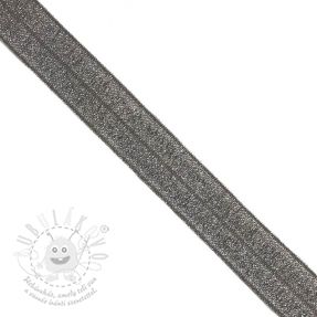 Lemovací guma glitter 20 mm anthracite