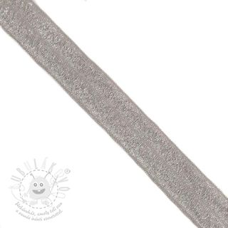 Lemovací guma glitter 20 mm grey