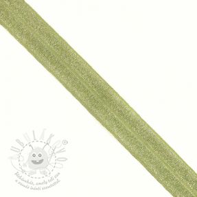 Lemovací guma glitter 20 mm lime