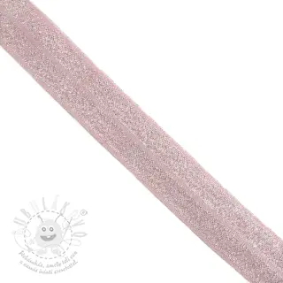 Lemovací guma glitter 20 mm rose