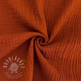Dvojitá gázovina/mušelín rust ORGANIC