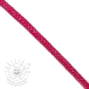 Šnůra Lurex 10 mm fuchsia