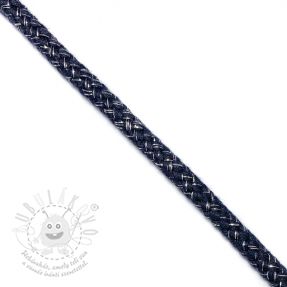 Šnůra Lurex 10 mm marine
