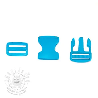 Ledvinová spona 38 mm aqua