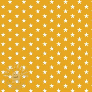 Bavlněná látka Petit stars yellow