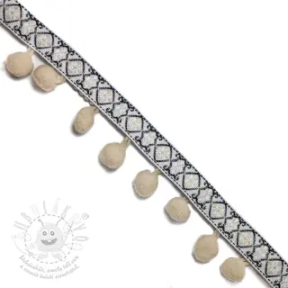 Lemovací bambulka JACQUARD sand