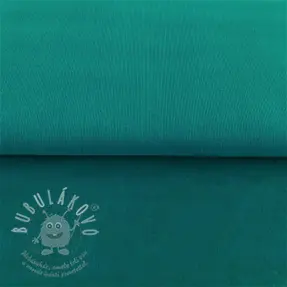 Manšestr tenký petrol