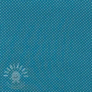 Bavlněná látka Petit dots indigo