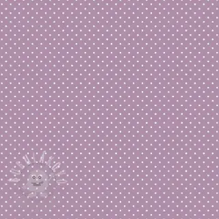 Bavlněná látka Petit dots lilac