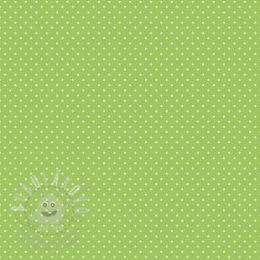 Bavlněná látka Petit dots lime