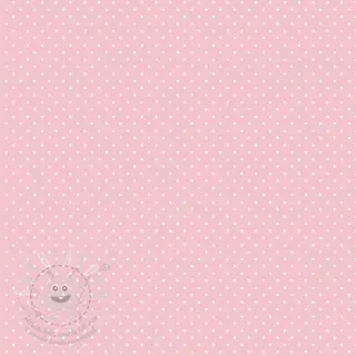 Bavlněná látka Petit dots rose