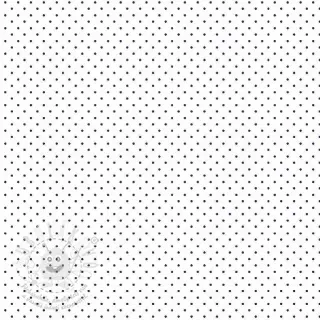 Bavlněná látka Petit dots white/navy