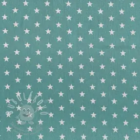 Bavlněná látka Petit stars fresh sage