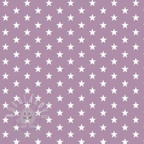 Bavlněná látka Petit stars lilac