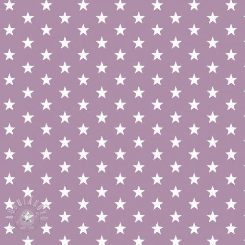 Bavlněná látka Petit stars lilac
