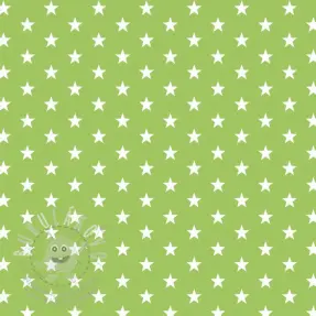 Bavlněná látka Petit stars lime