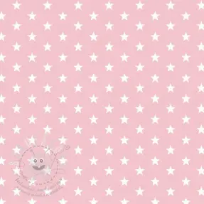 Bavlněná látka Petit stars rose