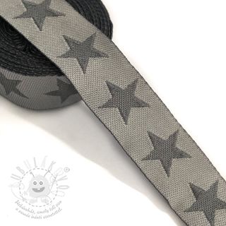 Stuha Stars light grey/dark grey