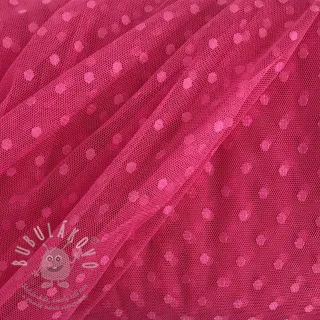 Tyl na TUTU SPOT fuchsia