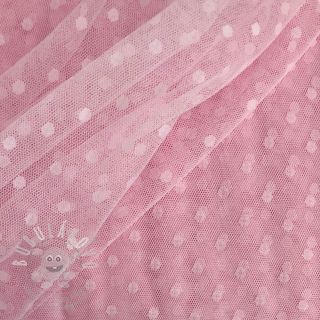 Tyl na TUTU SPOT light pink
