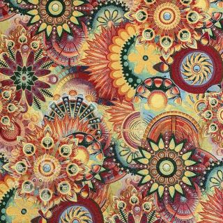 Dekorační látka GOBELIN PREMIUM Artistic mandala