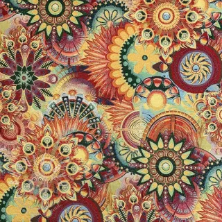 Dekorační látka GOBELIN PREMIUM Artistic mandala