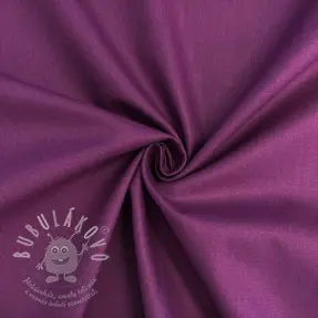 Bavlněný popelín dark purple