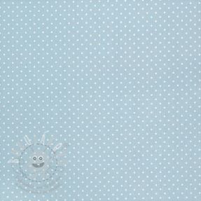 Bavlněná látka Petit dots light blue