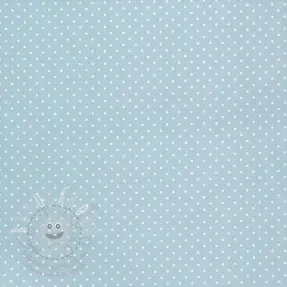 Bavlněná látka Petit dots light blue