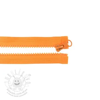 Zip dělitelný 65 cm orange