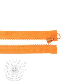 Zip dělitelný 55 cm orange