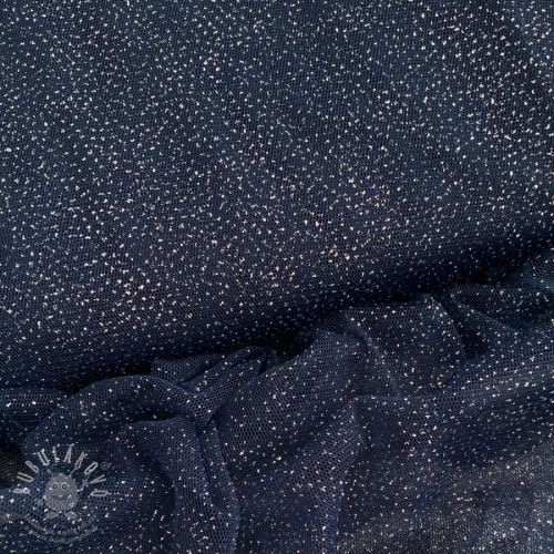 Tyl na TUTU ROYAL SPARKLE navy silver