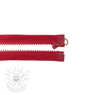 Zip dělitelný 75 cm bordeaux