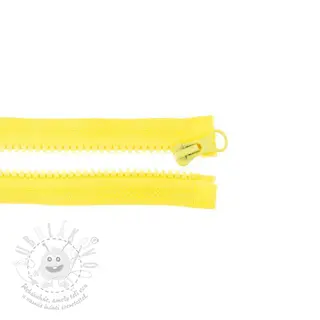Zip dělitelný 65 cm yellow